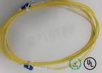Single Mode Fiber Optic Patch Cord 2F Zip 2.0mm OFNR LC / UPC - LC / UPC