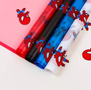 Magic Edge Mist Paper Spider Man Flower Packaging Paper