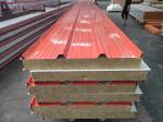 Warehouse Use Fireproof Rock Wool Sandwich Panel Insulated Rock Wool Sandwich