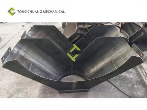 China Discharge Concrete Mixer Truck Accessories 6-16 Square Mixer Truck Hopper on sale