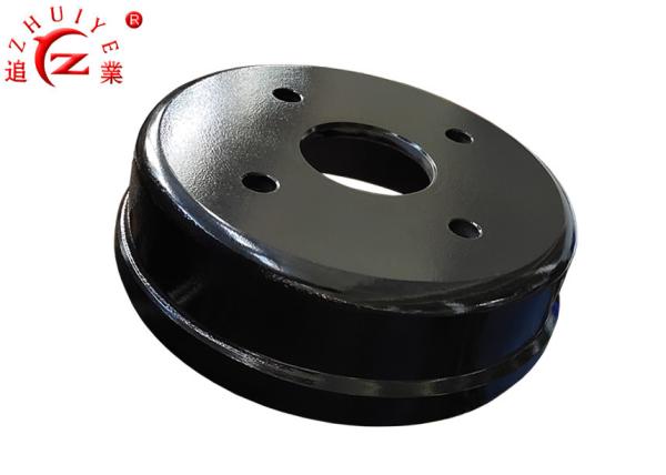 4 Stud / Bolt Semi Floating Cast Iron 180mm Brake Drum For Three Wheel