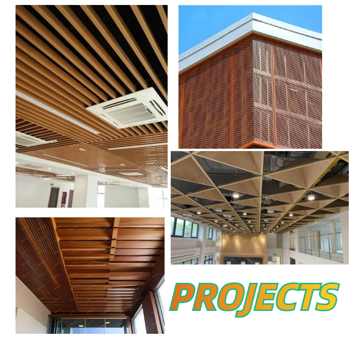 48inch High Strength Aluminium Composite Panel Wood Finish Chemical Resistant Pvdf Acp
