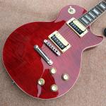 LP slash electric guitar, Flame Maple Top rosewood fingerboard electric guitar,