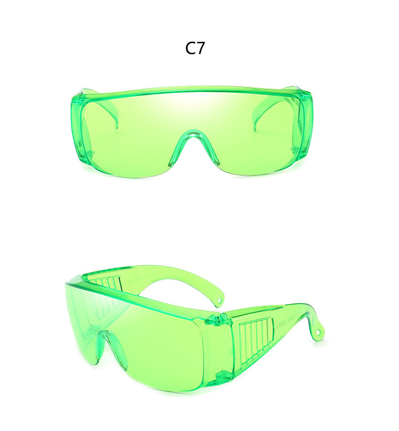 Transparent Lens Oversized Sunglasses UV400 38g Windproof Goggles
