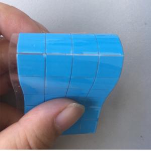 Wholesale 0.5MM Thick Lithium Battery Blue Color Soft Thermal Conductive Silicone Pad from china suppliers
