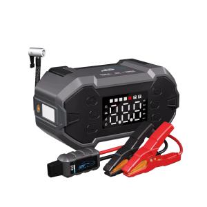 Wholesale 3000A Peak Current 4-in-1 Portable Jump Starter 10000-24000mah Power Bank Car Inflator Battery Booster from china suppliers
