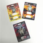 Rhino Pill Capsule Blister Packaging Cards Display Box Male Sexual Performance