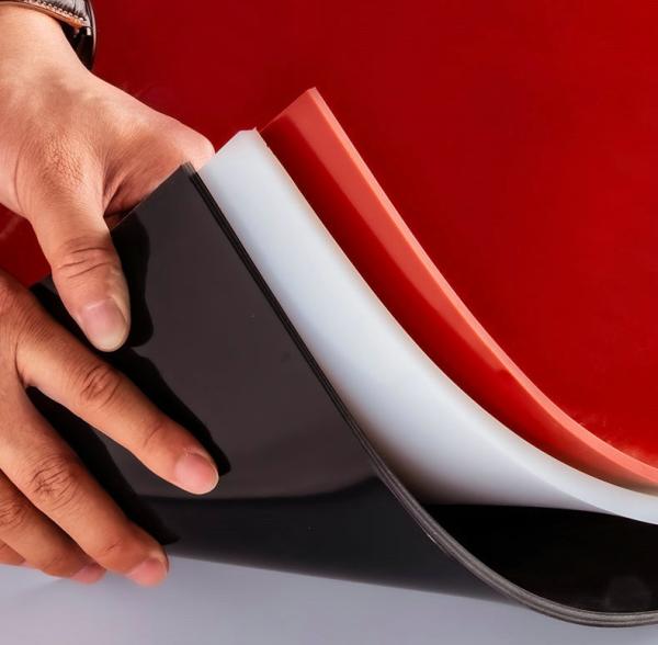 High Hardness 2mm Thick Silicone Rubber Sheet with Ul94-V0 Rating for Industrial