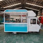 Multifunctional Mobile Electric Fast Food Snack Tricycle Pedicab Three-Wheeler