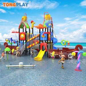 Wholesale Water Park Slides Equipment Playground Fun Play Splash Plastic Slides Fiberglass/Plastic Water Play Park Equipment from china suppliers