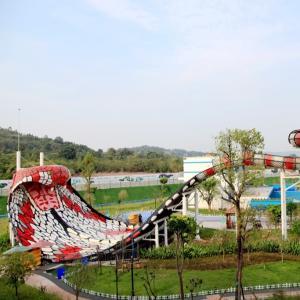 Wholesale Custom Smooth Fiberglass King Cobra Water Slide / Water Park Playground from china suppliers