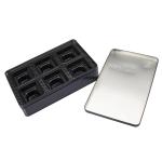 Aluminium Cosmetic Tin Boxes Metal Round Spice Storage Coffee Saffron Jar