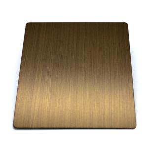 China Anti Fingerprint HL 304 Decorative Stainless Steel Sheet 0.3 Mm JIS plate on sale
