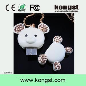 Wholesale Kongst Creative Novelty jewel usb flash memory/metal crystal usb flash from china suppliers