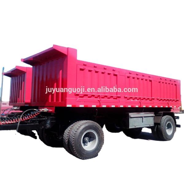 Customers Optional Draw Bar Farm Tractor Full Trailer with Tipper and 11R22.5