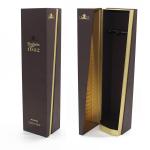 Wine Cardboard Packaging Box , Magnetic Flap Gift Box CMYK Color Printing