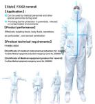PPE Disposable Protective Clothing With Elasticated Band And Ankles