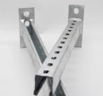 Concrete Diagonal Brace 316L Steel Plate Brackets Metal Bracket Seismic 10mm