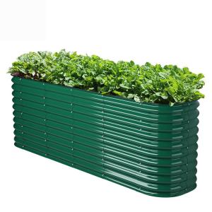 Wholesale Customizable Galvanized Metal Raised Bed Planters 7.9*2*2.7 Ft For Herbs from china suppliers