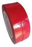 75um Thickness 55M Film Splicing Tape Red Base Material For Label Printing