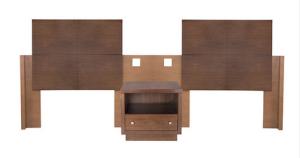 Wholesale wooden queen/double headboard with night stand,casegoods,king headboard HD-0063 from china suppliers