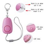 Rechargeable Safety Alarm Keychain Safesound USB 130dB