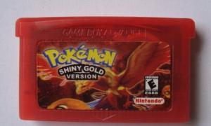 Wholesale Pokemon Shiny Gold Version GBA Game Game Boy Advance Game Free Shipping from china suppliers