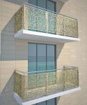 Metallic Color Aluminum Partition For Garden Fence/Privacy Fence/Metal Fence