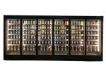 Commercial Multi Gate Glass Door Chiller Drinks Display Fridge R404a