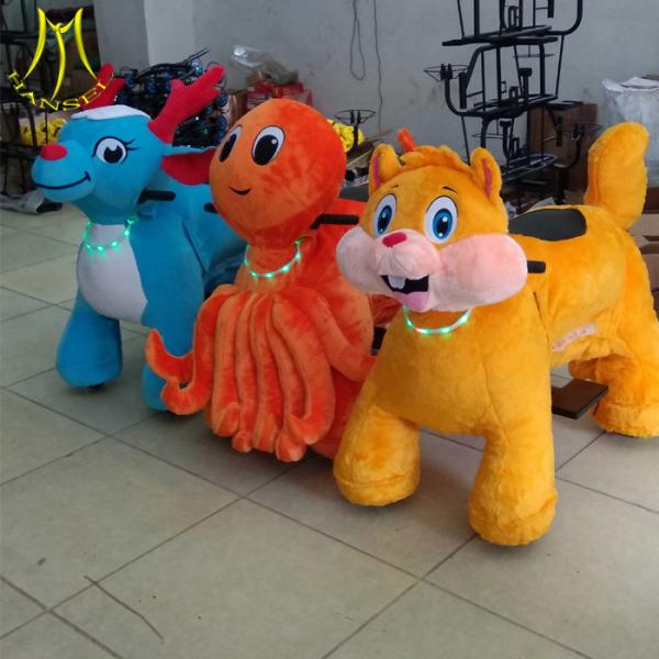 Hansel children's electric car ride on toy plush animal rides electric animal