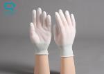 Customized Style Cleanroom Gloves With PU Fingertip Coating Treatment