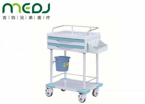 Quality MJTC01-04 Hospital Medicine Trolley Soft Plastic Glass With Sharps Container for sale