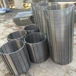 304 Stainless Steel Wedge Wire Sieve Filter Mesh v Wire Water Well Screens