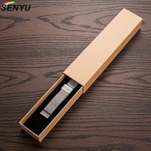Wholesale Watch Strap Kraft Paper Packaging with Drawer / Brown Kraft Paper Box Custom Design from china suppliers