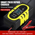 PC Fireproof Material 12V 10A 15A 20A 30A Smart Battery Charger for Motorcycle