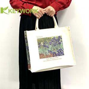 Wholesale Canvas Women Handbag Unbleached Grocery Tote Bag Simple Shopping Bag from china suppliers