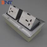 Aluminum alloy pop up electric plug floor switch hidden floor socket box