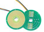 IP51 Aluminum Alloy Pancake Slip Ring Connector Assembly Ultra Low Resistance