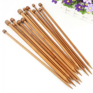 Wholesale Carbonized Bamboo Knitting Needles Single Head Knitting For Warm Scarf Socks from china suppliers
