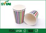 Trade Assurance Logo Single Wall Paper Cups With Double PE Coated Paper , Eco