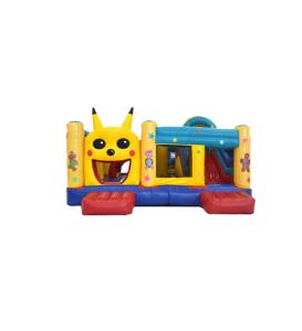 Wholesale Pikachu Theme Children Fun Park Inflatable Slide Bouncy Playground from china suppliers