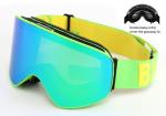 Interchangeable Snow Goggles Anti - Fog Multi Coloured Frameless Design