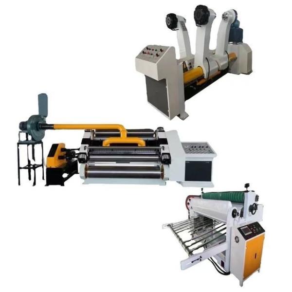 2 Ply Corrugated Cardboard Production Line F Flute Electrical Heating Single