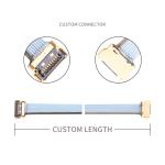 Vertical IPex Micro Coaxial Cable CABLINE-UY 5pin 20857-05T-01 5 pin lcd cable