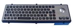 USB port metal industrial robust keyboard with optical laser trackball