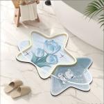 Bathroom Waterproof Carpet Creative Tulip Series Pattern Carpets