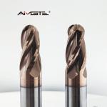 Premium 20mm 4 Flute Carbide Ball Nose End Mill Extra Long Life for Steel