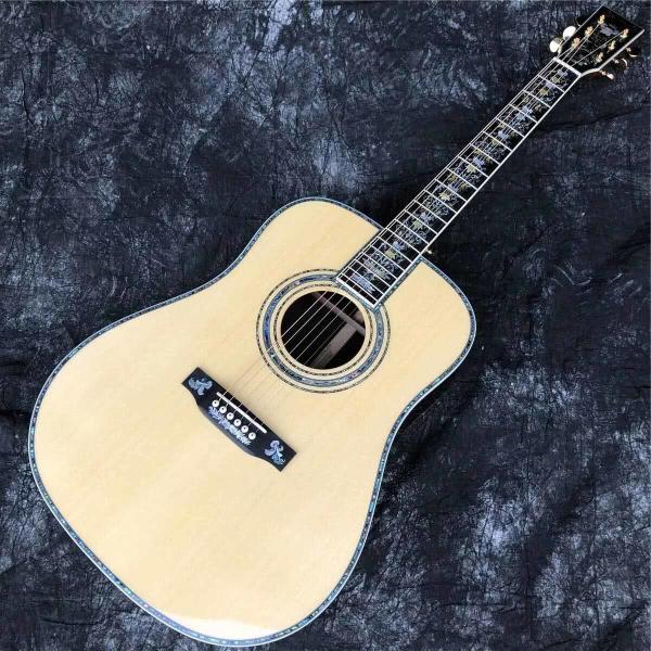 Custom Martin Style Deluxe D-100AA All Solid Wood 41 Inch D Type Spruce Acoustic