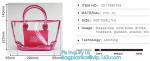 print shiny pvc shopping shoulder tote bag for women, Unisex PVC Cross Body Bag