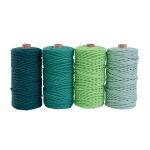 Wholesale 1mm 2mm 3mm 5mm macrame cord cotton rope